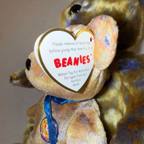 Authentic 1999 TY Beanie Baby & Beanie Buddy Matching Set – Clubby III™ (Final B - Picture 6 of 11